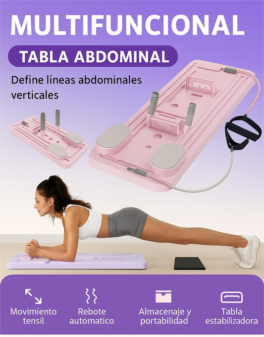 🏋️‍♀️ TABLA DE EJERCICIO DE PILATES MULTIFUNCIONAL